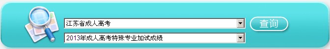 2013年江苏成人高考专升本成绩查询系统【点击查询】