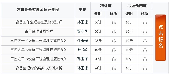2014年浙江设备监理师考试科目