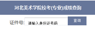 河北美术开云kaiyun(中国)院2016年艺术类校考成绩查询入口